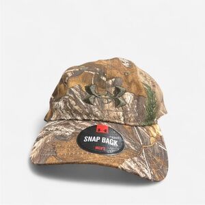 Under Armour Brown Camo Snapback Cap